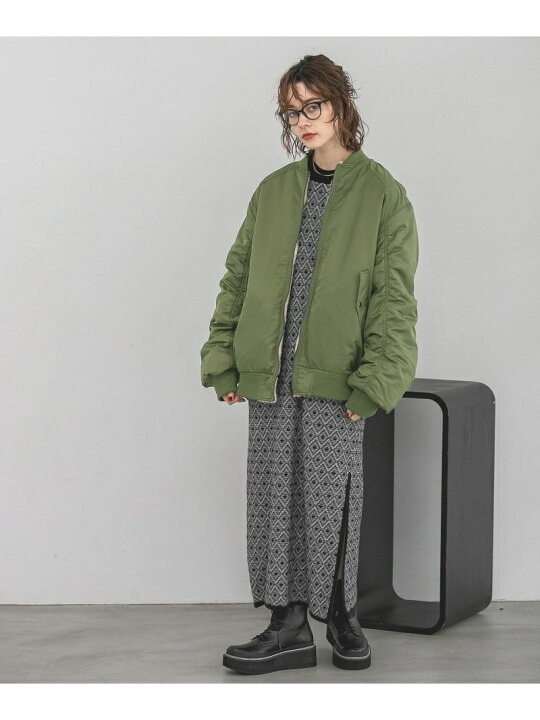 楽天市場】【SALE／50%OFF】(W)RVナイロンMA-1 JEANASIS ジーナシス 