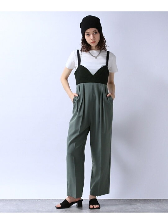 楽天市場】【SALE／48%OFF】(W)キルトキリカエビスチェサロペ JEANASIS 