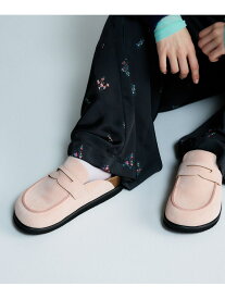 【SALE／57%OFF】クロッグローファー JEANASIS ジーナシス シューズ・靴 サンダル ベージュ ブラック ピンク【RBA_E】【送料無料】[Rakuten Fashion]