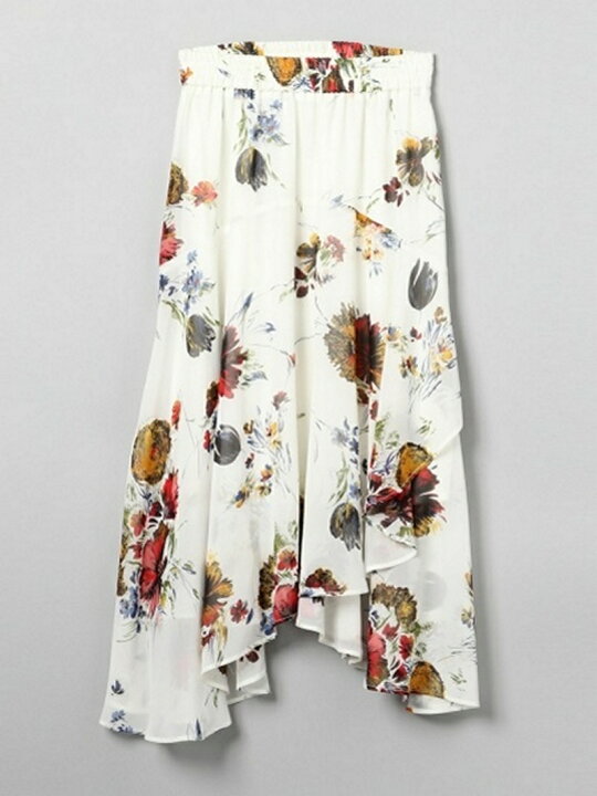 楽天市場】【SALE／15%OFF】W/フラワーアシメSK JEANASIS ジーナシス 