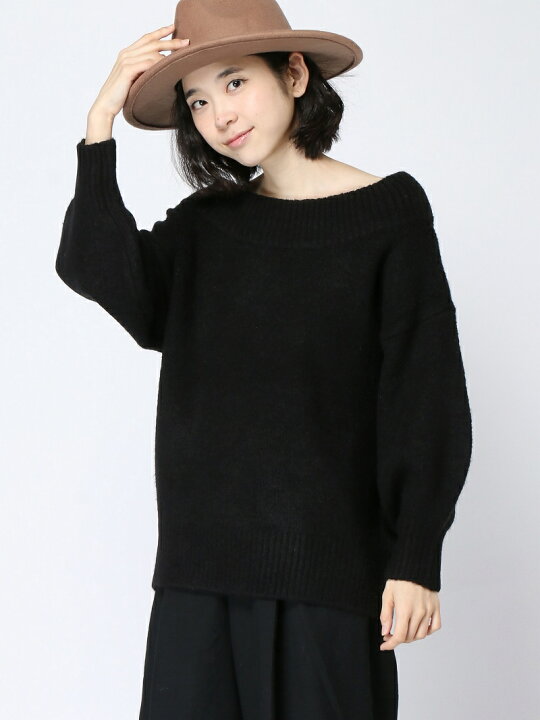 楽天市場 Rakuten Fashion Sale 65 Off 5gオフショルパフpols Jeanasis ジーナシス ニット 長袖ニット ブラック イエロー ホワイト グレー Rba E Jeanasis ジーナシス