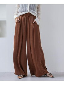 【SALE／60%OFF】アソートガライージーパンツ JEANASIS ジーナシス パンツ その他のパンツ ブラック ブラウン ホワイト【RBA_E】[Rakuten Fashion]