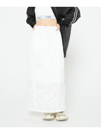 【SALE／51%OFF】ロゴナイロンスカート JEANASIS ジーナシス スカート ロング・マキシスカート ホワイト レッド ブラック【RBA_E】【送料無料】[Rakuten Fashion]