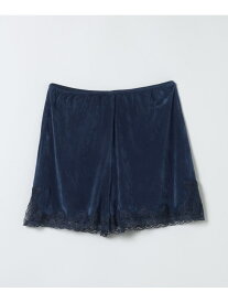 シアーベロアレースショートパンツ JEANASIS ジーナシス パンツ その他のパンツ ネイビー ブラック【送料無料】[Rakuten Fashion]