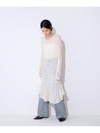 【SALE／60%OFF】イレヘムレースミディワンピース JEANASIS ジーナシス ワンピース・ドレス ワンピース ホワイト ブラック【RBA_E】[Rakuten Fashion]