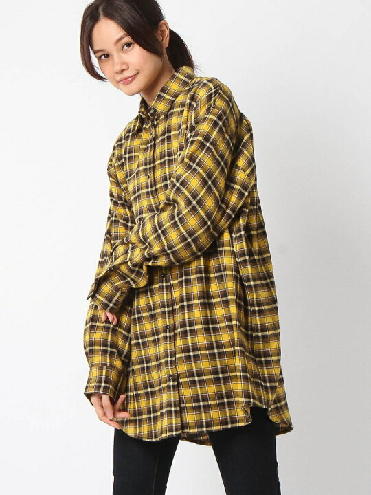 楽天市場】【SALE／47%OFF】チェックBIGシャツ JEANASIS ジーナシス 