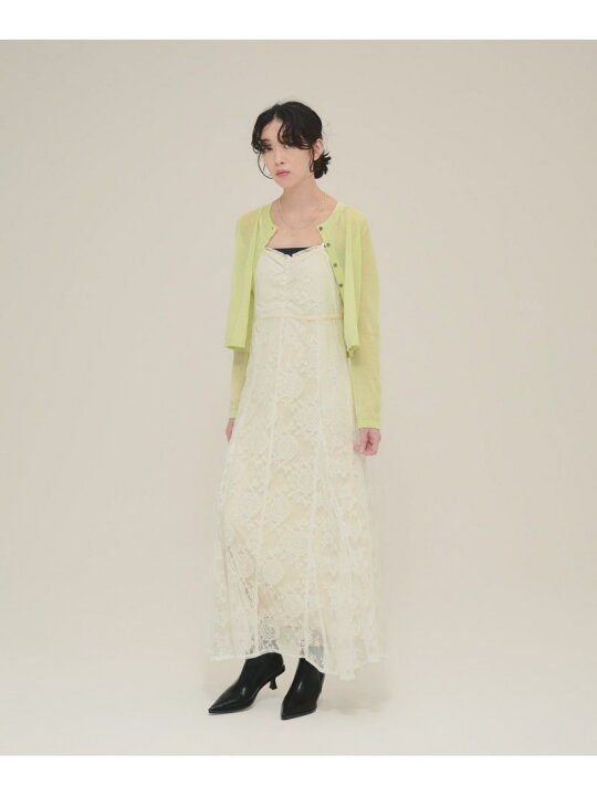 楽天市場】Lace Patchwork Tight One-piece eL ジーナシス ワンピース 
