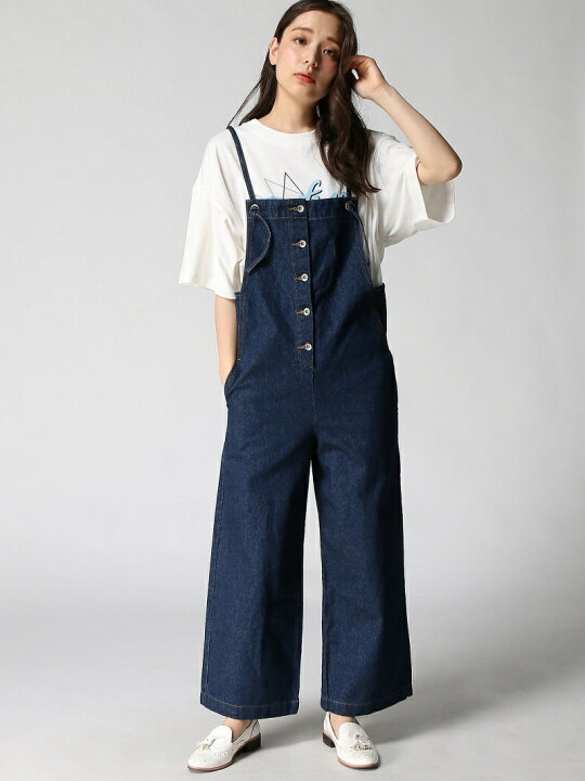 楽天市場】【SALE／46%OFF】デニムエプロンサロペ JEANASIS ジーナシス 