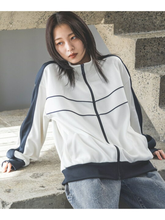 楽天市場】【SALE／40%OFF】フロントキリカエトラックジャケット 