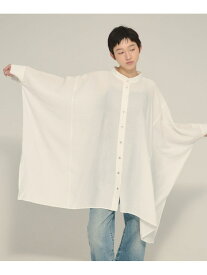 【SALE／40%OFF】Large Shirts Mini One-piece eL ジーナシス ワンピース・ドレス チュニック ホワイト ブラック【RBA_E】【送料無料】[Rakuten Fashion]