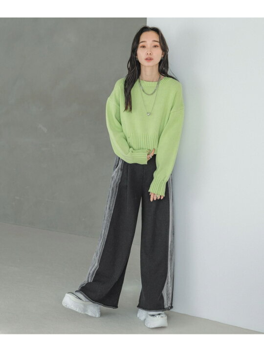 楽天市場】【SALE／40%OFF】ブリーチカコウウラケワイドパンツ  