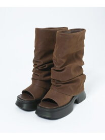 【SALE／50%OFF】ルーズFITブーサン JEANASIS ジーナシス シューズ・靴 サンダル ブラック ブラウン【RBA_E】【送料無料】[Rakuten Fashion]