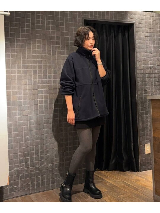 楽天市場】フリースZIPチュニック JEANASIS ジーナシス トップス 