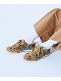 【SALE／67%OFF】MIXマテリアルスニーカー JEANASIS ジーナシス シューズ・靴 スニーカー ブラック ベージュ レッド【RBA_E】[Rakuten Fashion]
