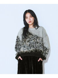 landscape ブラッシュプルオーバー JEANASIS ジーナシス トップス ニット グレー グリーン ブラック【送料無料】[Rakuten Fashion]