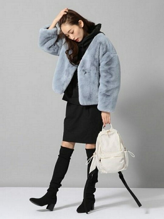 楽天市場】【SALE／63%OFF】ファーショートコート JEANASIS ジーナシス 