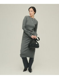 【SALE／40%OFF】Tight Long One-piece LS eL ジーナシス ワンピース・ドレス ワンピース ブラック グレー【RBA_E】【送料無料】[Rakuten Fashion]