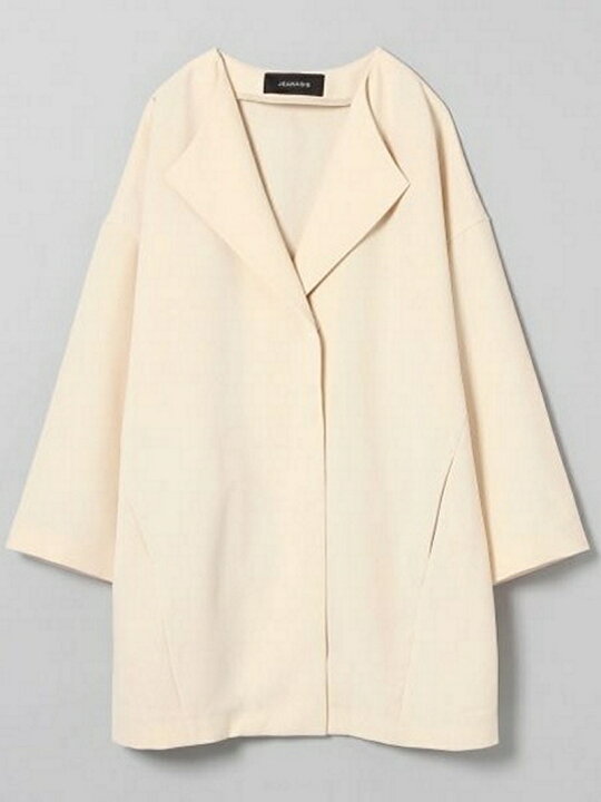 楽天市場】【SALE／45%OFF】ノーカラーハーフコート JEANASIS  
