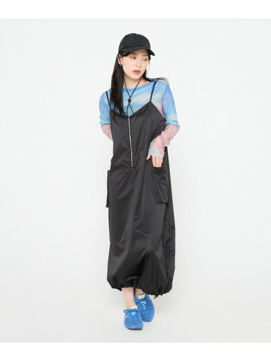 楽天市場】【SALE／50%OFF】ナイロンZIPキャミワンピース JEANASIS 