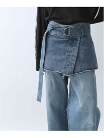 【SALE／40%OFF】(W)2WAYデニムベルト JEANASIS ジーナシス ファッション雑貨 ベルト ブラック ブルー【RBA_E】[Rakuten Fashion]