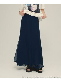 【SALE／52%OFF】Tight Flare Skirt eL ジーナシス スカート ロング・マキシスカート ブラック ネイビー【RBA_E】【送料無料】[Rakuten Fashion]