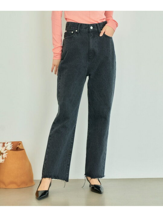楽天市場】Highrise Straight Denim Pants eL ジーナシス パンツ 