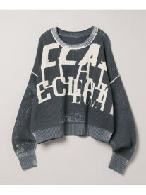 【SALE／50%OFF】リバースダイロゴショートプルオーバー JEANASIS ジーナシス トップス ニット レッド グレー ネイビー【RBA_E】【送料無料】[Rakuten Fashion]