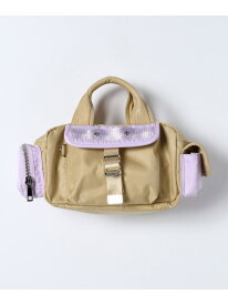 【SALE／57%OFF】ナイロンポケットボストン JEANASIS ジーナシス バッグ ショルダーバッグ カーキグリーン ベージュ ブラック【RBA_E】[Rakuten Fashion]