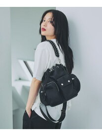 チェーンハンドルキンチャクBAG JEANASIS ジーナシス バッグ ショルダーバッグ ホワイト カーキグリーン ブラック【送料無料】[Rakuten Fashion]