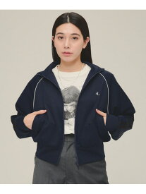 【SALE／52%OFF】Line Jersey Jacket eL ジーナシス ジャケット・アウター ブルゾン・ジャンパー ネイビー ブラウン【RBA_E】【送料無料】[Rakuten Fashion]