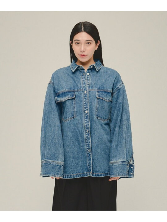 楽天市場】Denim Loose Jacket eL ジーナシス トップス シャツ 