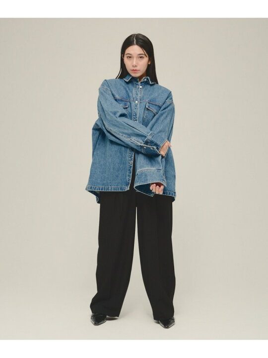 楽天市場】Denim Loose Jacket eL ジーナシス トップス シャツ 
