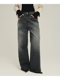 【SALE／20%OFF】Loose wide Denim Pants eL ジーナシス パンツ ジーンズ・デニムパンツ ブラック ブルー【RBA_E】【送料無料】[Rakuten Fashion]