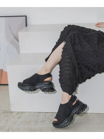 カバークリアソールサンダル JEANASIS ジーナシス シューズ・靴 サンダル ブラック ホワイト【送料無料】[Rakuten Fashion]