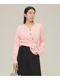 【SALE／30%OFF】12G Comfort V Cardigan eL ジーナシス トップス カーディガン ピンク ネイビー【RBA_E】【送料無料】[Rakuten Fashion]