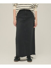 【SALE／55%OFF】Denim Long Skirt eL ジーナシス スカート ロング・マキシスカート ブラック ブルー ネイビー【RBA_E】【送料無料】[Rakuten Fashion]
