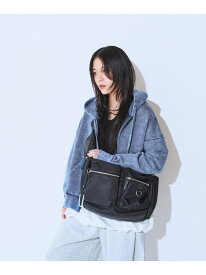 ナイロンWポケットボディBAG JEANASIS ジーナシス バッグ ショルダーバッグ グレー ブラック ブラウン【送料無料】[Rakuten Fashion]