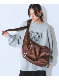 ナイロンWポケットボディBAG JEANASIS ジーナシス バッグ ショルダーバッグ グレー ブラック ブラウン【送料無料】[Rakuten Fashion]