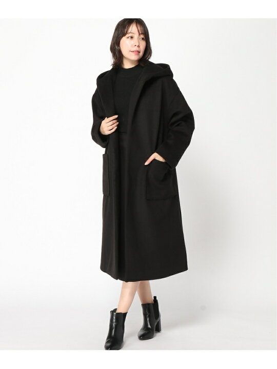 楽天市場】【SALE／36%OFF】(W)ショールフードロングコート JEANASIS  