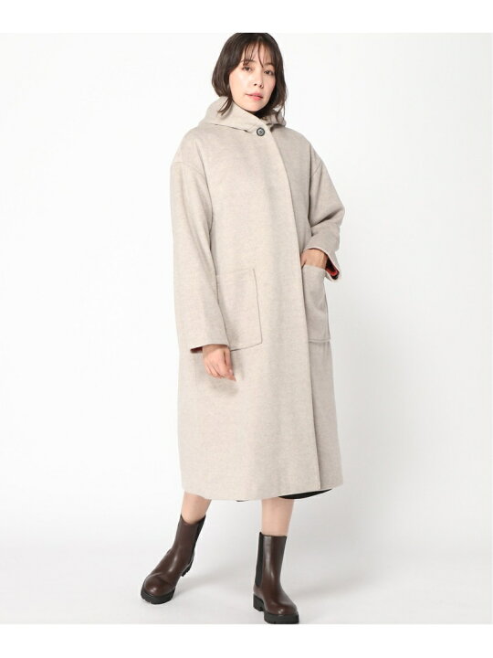 楽天市場】【SALE／36%OFF】(W)ショールフードロングコート JEANASIS 
