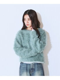 【SALE／30%OFF】ブークレシャギープルオーバー JEANASIS ジーナシス トップス ニット グレー グリーン ピンク ネイビー【RBA_E】【送料無料】[Rakuten Fashion]