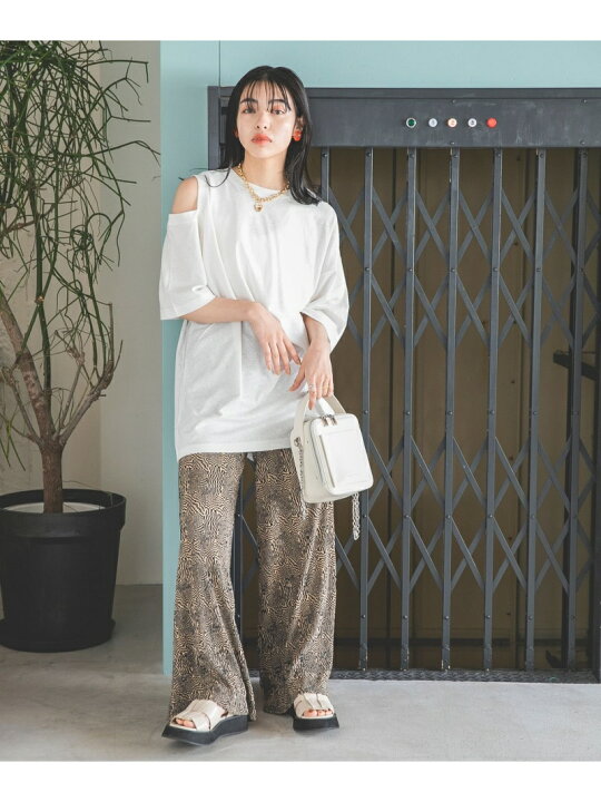 楽天市場 Sale 62 Off W アシメショルダースリットtee Jeanasis ジーナシス カットソー Tシャツ ホワイト ピンク ブラック Rba E Rakuten Fashion Jeanasis ジーナシス