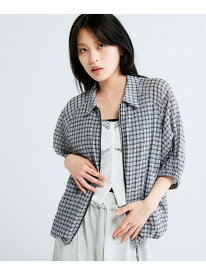 【SALE／60%OFF】シアーバルーンZIPブルゾン JEANASIS ジーナシス ジャケット・アウター ブルゾン・ジャンパー グレー ブラック【RBA_E】[Rakuten Fashion]