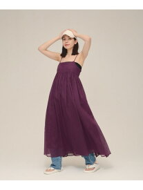Made in India Dot Cami One-piece eL ジーナシス ワンピース・ドレス ワンピース ホワイト レッド【送料無料】[Rakuten Fashion]