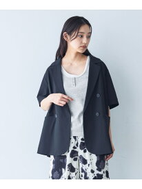 【SALE／20%OFF】テーラードジャケットSS JEANASIS ジーナシス ジャケット・アウター テーラードジャケット・ブレザー ネイビー ブラウン ブラック【RBA_E】【送料無料】[Rakuten Fashion]