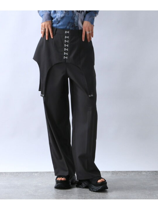 楽天市場】【SALE／50%OFF】ガーターデザインワイドパンツ JEANASIS 