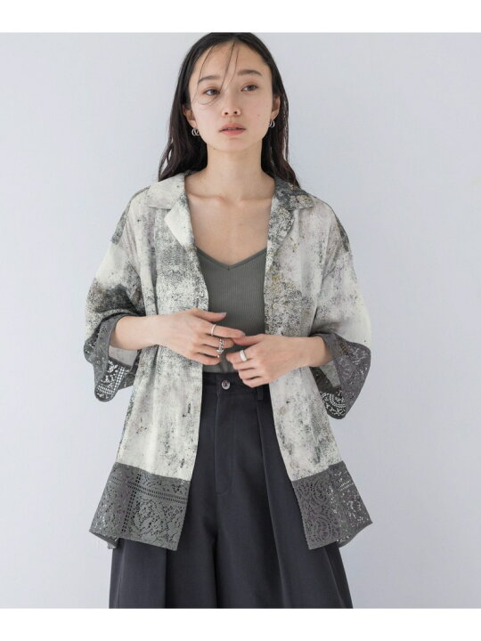 楽天市場】【SALE／50%OFF】レーストリムボカシシャツ SS JEANASIS 