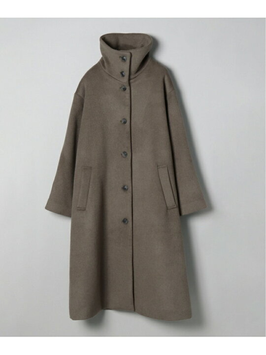 楽天市場】【SALE／20%OFF】ウールビーバースタンドカラーコート 