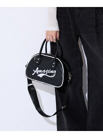 【SALE／67%OFF】ミニロゴボウリングBAG JEANASIS ジーナシス バッグ ショルダーバッグ ホワイト グリーン ブラック【RBA_E】[Rakuten Fashion]