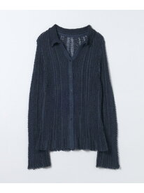 【SALE／50%OFF】コイルヤーンシアーキモウカーディガン JEANASIS ジーナシス トップス カーディガン ネイビー ホワイト ブラック【RBA_E】[Rakuten Fashion]